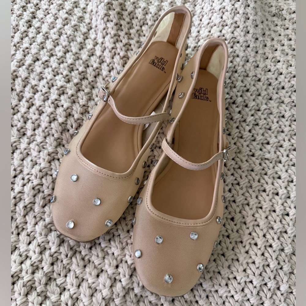 Wild Fable Rhinestone Flats